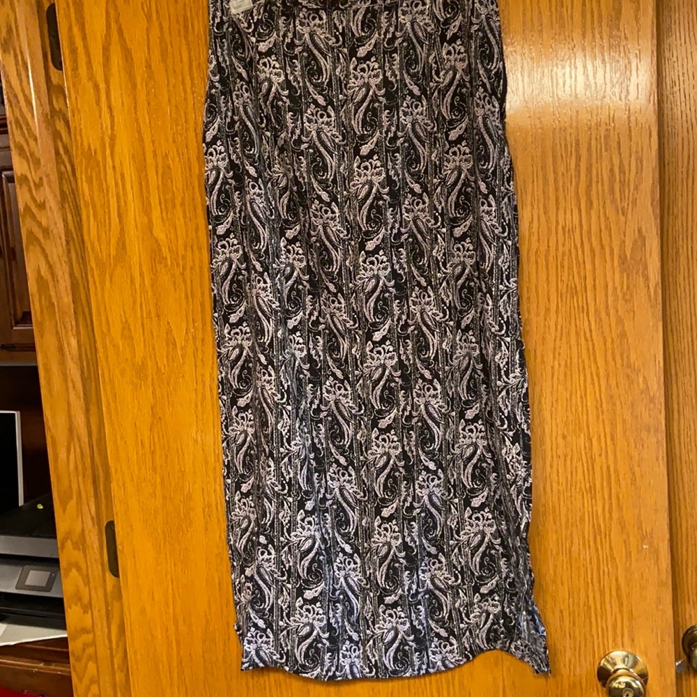 Long rayon skirt